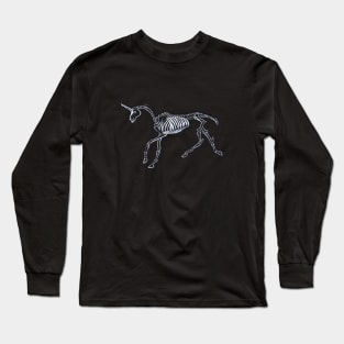 Skeleton Unicorn Long Sleeve T-Shirt